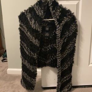 Marc by Marc rabbit fur dyed vest